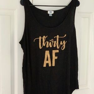 30 AF sparkly tank top